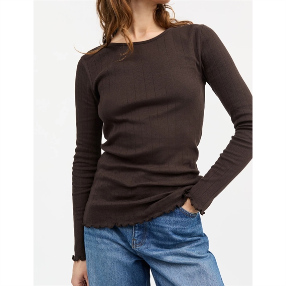 Skall Studio Edie Bluse, Dark Brown